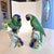 Vintage Bordallo Pinheiro Majolica Parrots - A Pair For Sale - Image 16 of 18