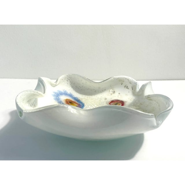 Mid 20th Century Murano Glass "Tutti Frutti" Bowl For Sale - Image 5 of 9