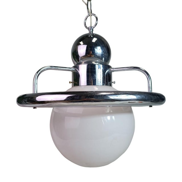 Saturn Ceiling Lamp, 1950s For Sale - Image 4 of 6