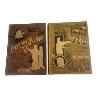 c.1880 Dante’s Inferno & Dante’s Purgatory & Paradise - Gustave Dore For Sale