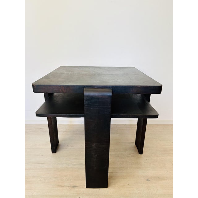 Bauhause Wooden Coffee Table, Germany, 1950s For Sale - Image 9 of 13