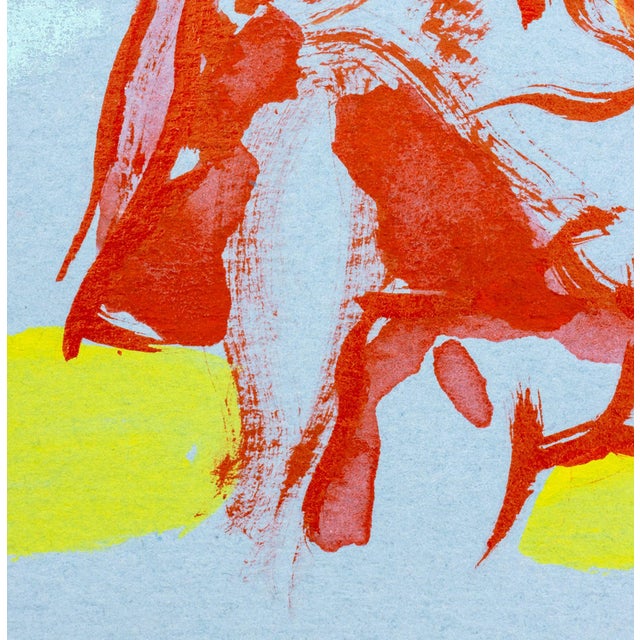 Sky Blue Cecily Brown "Film Stills #7, From Cunning Stunts" For Sale - Image 8 of 11