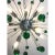 Metal Contemporary Chandelier Green Sputnik Murano Glass Chandelier For Sale - Image 7 of 7