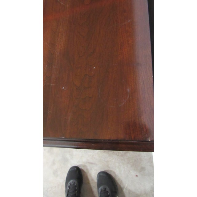 Wood 1980s Ethan Allen Georgian Court Dresser Cherry Designer For Sale - Image 7 of 11