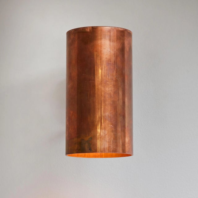 Hans-Agne Jakobsson C 627/110 'Rulle' Raw Copper Outdoor Sconce For Sale In Los Angeles - Image 6 of 12