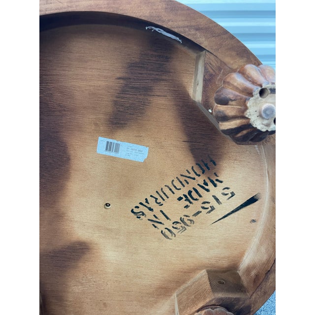 Vintage Lexington Tommy Bahama Drum Table With Rattan & Louvered Door For Sale - Image 10 of 10