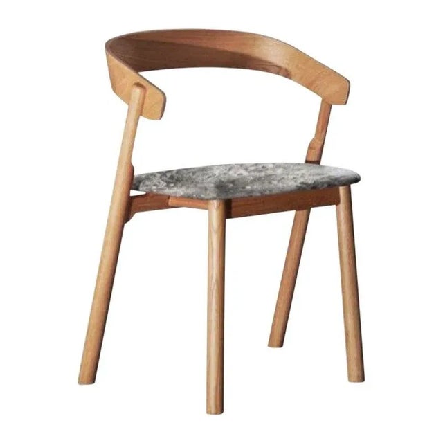 Not Yet Made - Made To Order Nude Dining Chair, Std. Fabrics by Made by Choice For Sale - Image 5 of 5