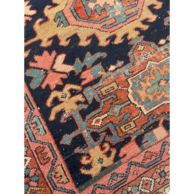 Geometric Floral & Vines Medallions Rug - 3.3 X 4.4 For Sale In Milwaukee - Image 6 of 12