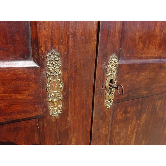 19th Century Louis Philippe Walnut Wardrobe For Sale - Image 9 of 18