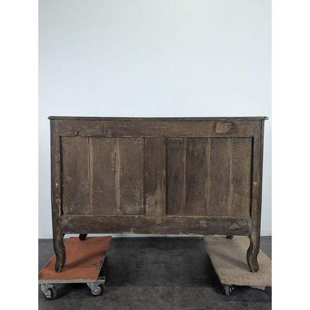 Antique Provincial Oak Chest of Drawers, 1700s For Sale - Image 15 of 16