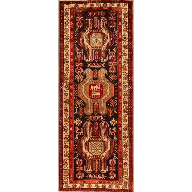 Middle Eastern Hand-Knotted Rug For Sale - Image 11 of 11