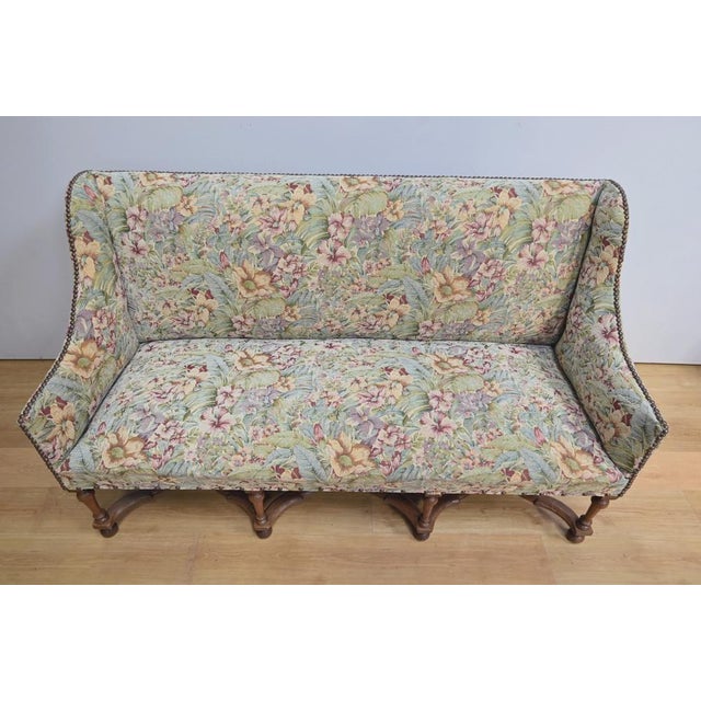 Louis XIV Bench with Highback For Sale - Image 8 of 18
