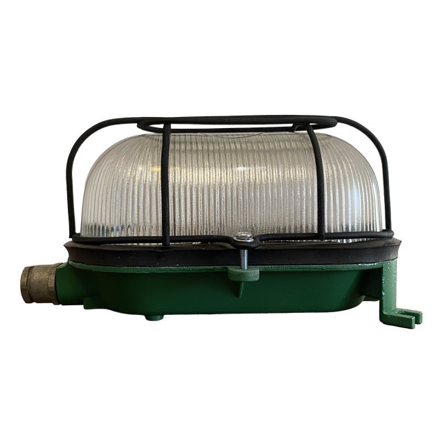 Vintage Industrial KPA 262 Bulkhead Wall Light, 1970s For Sale