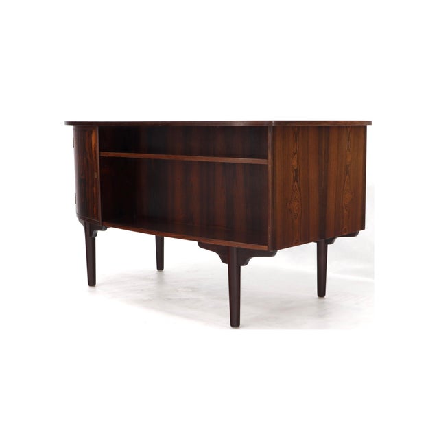 Midcentury Rosewood Desk Plus Bookcases by Kai Kristiansen, 1950s, Made in Denmark For Sale - Image 14 of 15