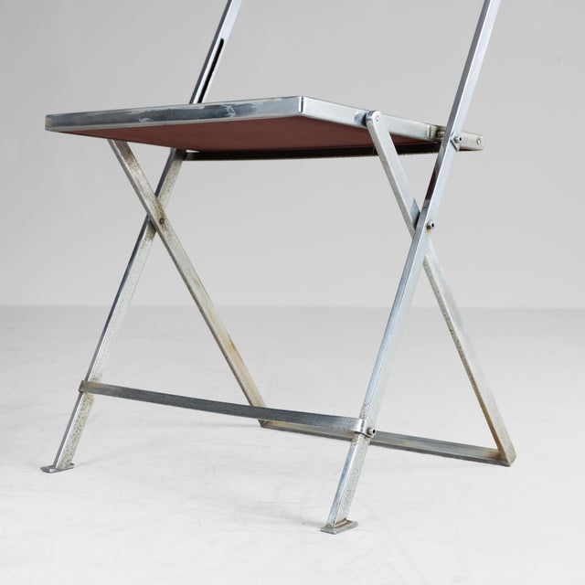 Metal Folding Chairs, 1970s, Set of 2 For Sale - Image 7 of 12