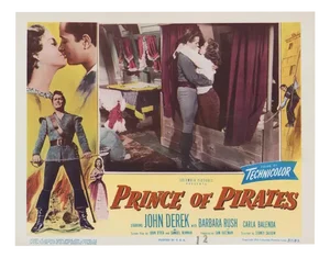 Prince of Pirates Lobby Card, USA, 1953