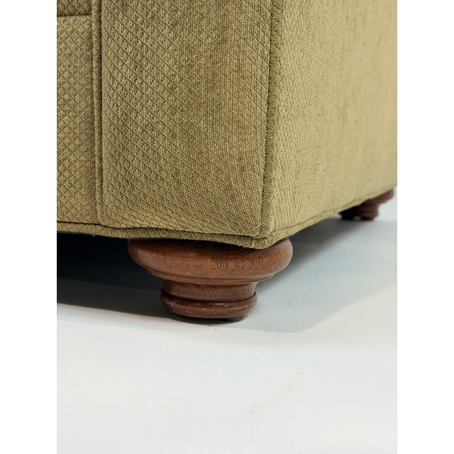 Ethan Allen Two-Seat Upholstered Fabric Sofa For Sale - Image 9 of 11