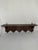Antique French Oak Wall Shelf Coat and Hat Rack For Sale - Image 14 of 18