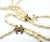 Chanel Chanel Gold Scratchy CC Irregular Pearl 2 Strand Necklace For Sale - Image 4 of 5