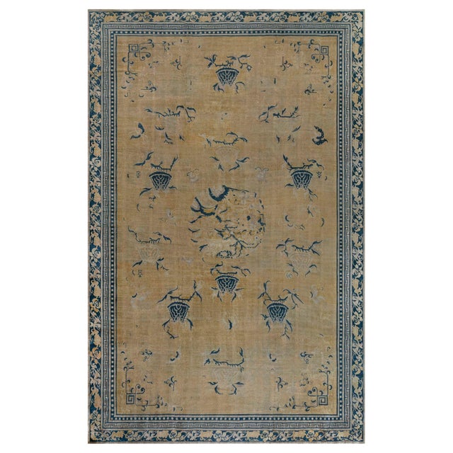Doris Leslie Blau Antique Chinese Peking Rug For Sale