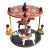 Vintage 1980s Hand-Made Wood Spinning Carousel Toy For Sale