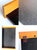 Wood Mid 20th Century Desk Organizer Tray in Oak With Faux Leather Lining For Sale - Image 7 of 9