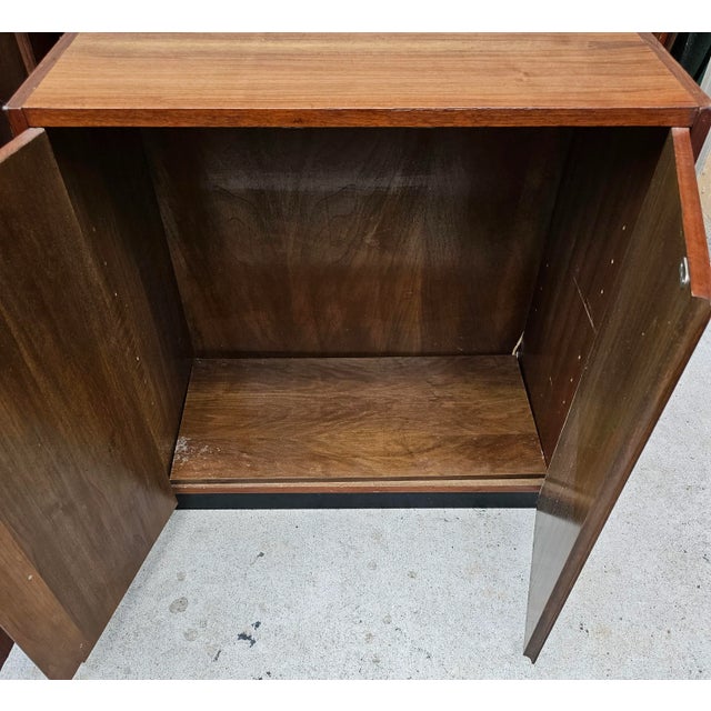 Mid 20th Century Yugoslavian Two-Door Storage Cabinets - a Pair For Sale - Image 9 of 12