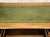 Brown Vintage English Flat Desk with Drawers in Yew Wood with Leather Top, 1970s For Sale - Image 8 of 15
