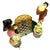 Mid 20th Century Mid 20th Century Mid-Century Hawaiian Themed Brass & Ceramic Tv Lamp & Planter by Sierra Columbia For Sale - Image 5 of 9