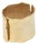 Vintage Hand Hammered Gold Plated Cuff Bracelet For Sale