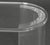 Late 20th Century Modern Clear Acrylic Geometric Design Coffee Table For Sale - Image 5 of 7