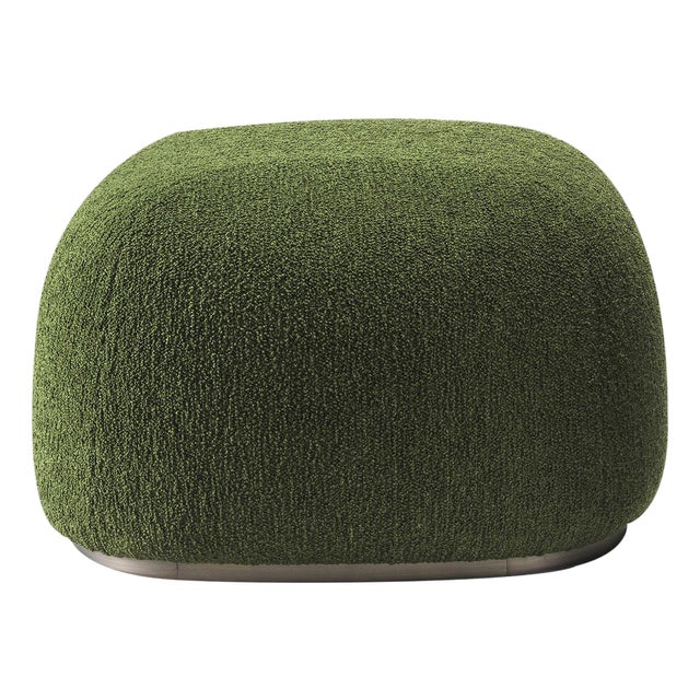 Sweet Green Bouclé Ottoman by Stefano Giovannoni For Sale