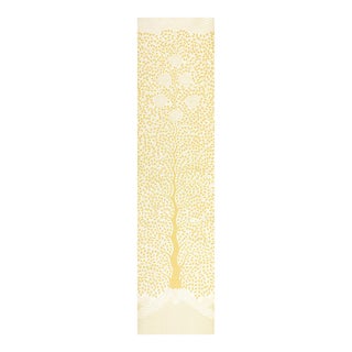 SAMPLE - Schumacher Kayon Sisal Panel In Soft Yellow For Sale
