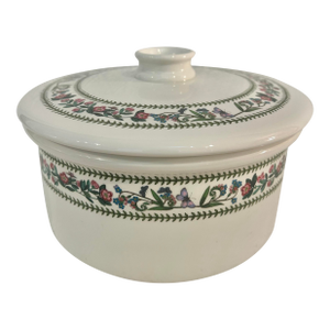Vintage Portmeirion Pottery Stoke on Trent Botanic Garden Covered Casserole Dish