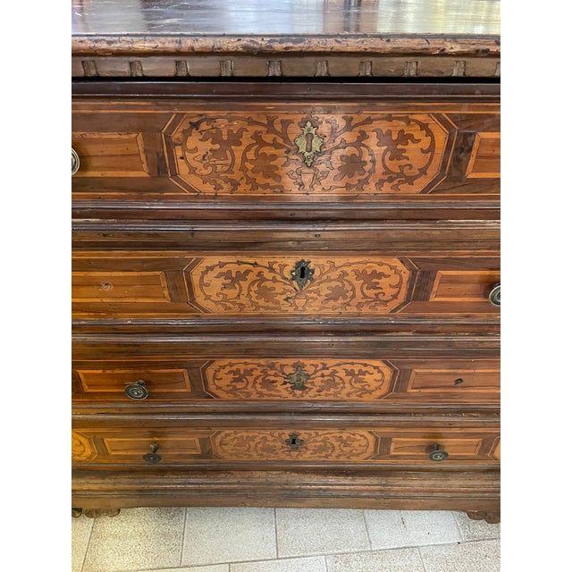 Wood Veronese Chest of Drawers, 1600s For Sale - Image 7 of 9