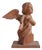 19th Century Belgian Carved Oak Cherub Statue For Sale