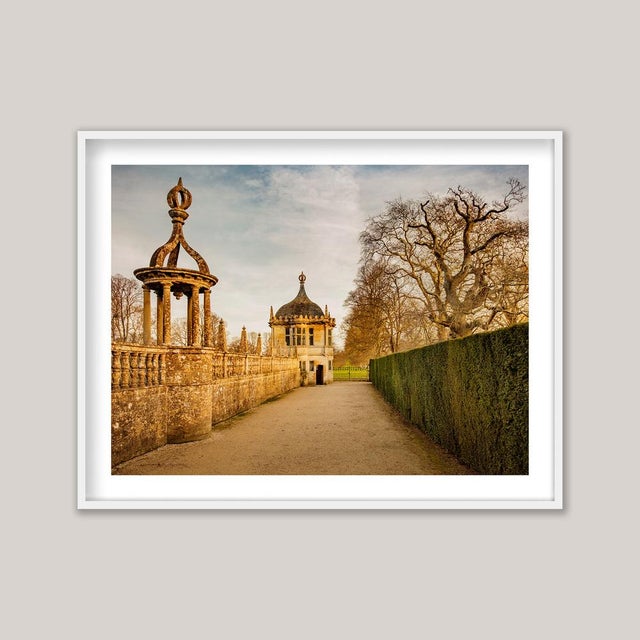 An English garden bathed in bright January sunshine surrounds Montacute House, a celebrated masterpiece of Elizabethan...