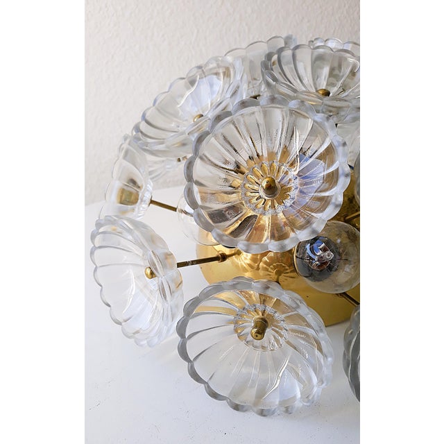 Gold Sputnik Wall Lamp, 1960s For Sale - Image 8 of 10