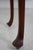 Brown Harvard Bench Made Cherry Scallop Top Tea Table For Sale - Image 8 of 14