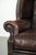 Cowhide Chesterfield Wing Armchair For Sale - Image 10 of 13