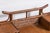 Pagoda Writing Desk British Colonial Style Rattan & Grasscloth For Sale In West Palm - Image 6 of 10