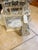 1960s Vintage 1960’s Tunisian/ Morrocan Balloon Bird Cage White W Blue Accent— Beautiful For Sale - Image 5 of 8