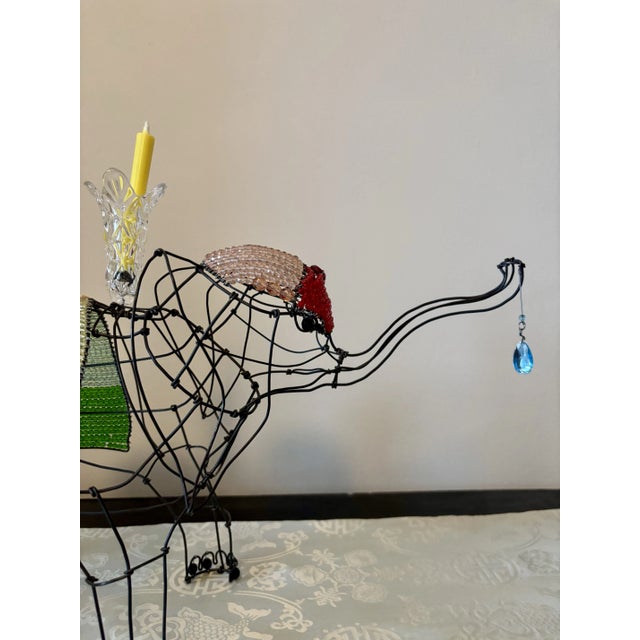 Pair of Elephant Candlesticks by Marie Christophe For Sale - Image 4 of 11