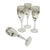 Traditional Set of 4 Vintage Perrier-Jouët Belle Epoque Anemone Champagne Flutes For Sale - Image 3 of 3