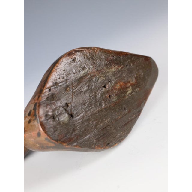 Early Hand-Carved Wooden Duck Decoy, Early 20th Century For Sale - Image 11 of 18