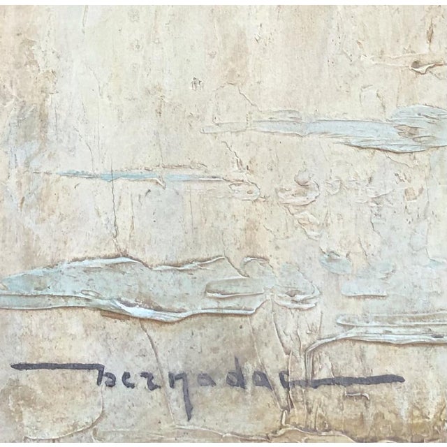 Modern Elie Bernadac, Tartanes, Calme du soir, 1967, Oil on Wood For Sale - Image 3 of 8