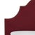 King Bed in Velvet Berry For Sale - Image 4 of 6