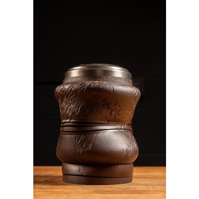 Contemporary Compressed Vessel #3 | Contemporary Gabriel Chaille Sculptural Vessel For Sale - Image 3 of 12
