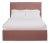Hadley King Bedframe, Blush Velvet For Sale