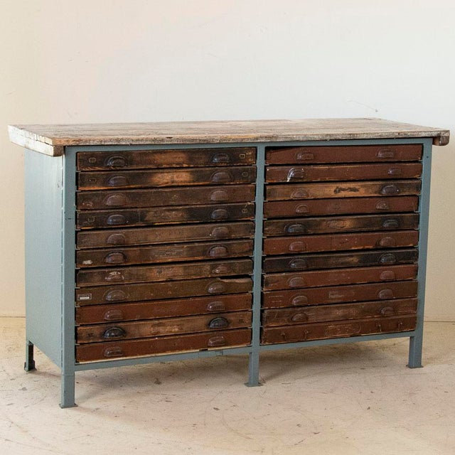 European Workshop Cabinet Butcher Block Chairish